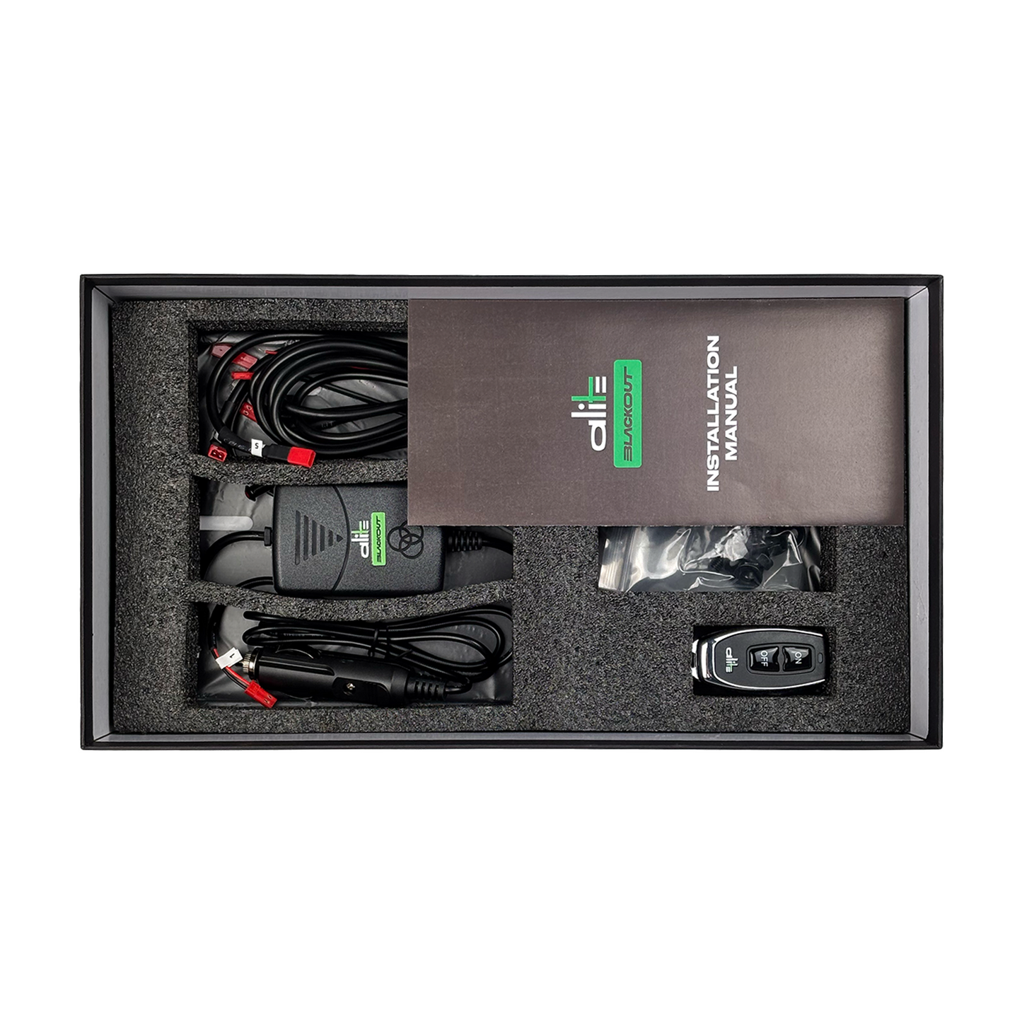 Alite Blackout License Plate Hider - Front and Rear kit (US version)
