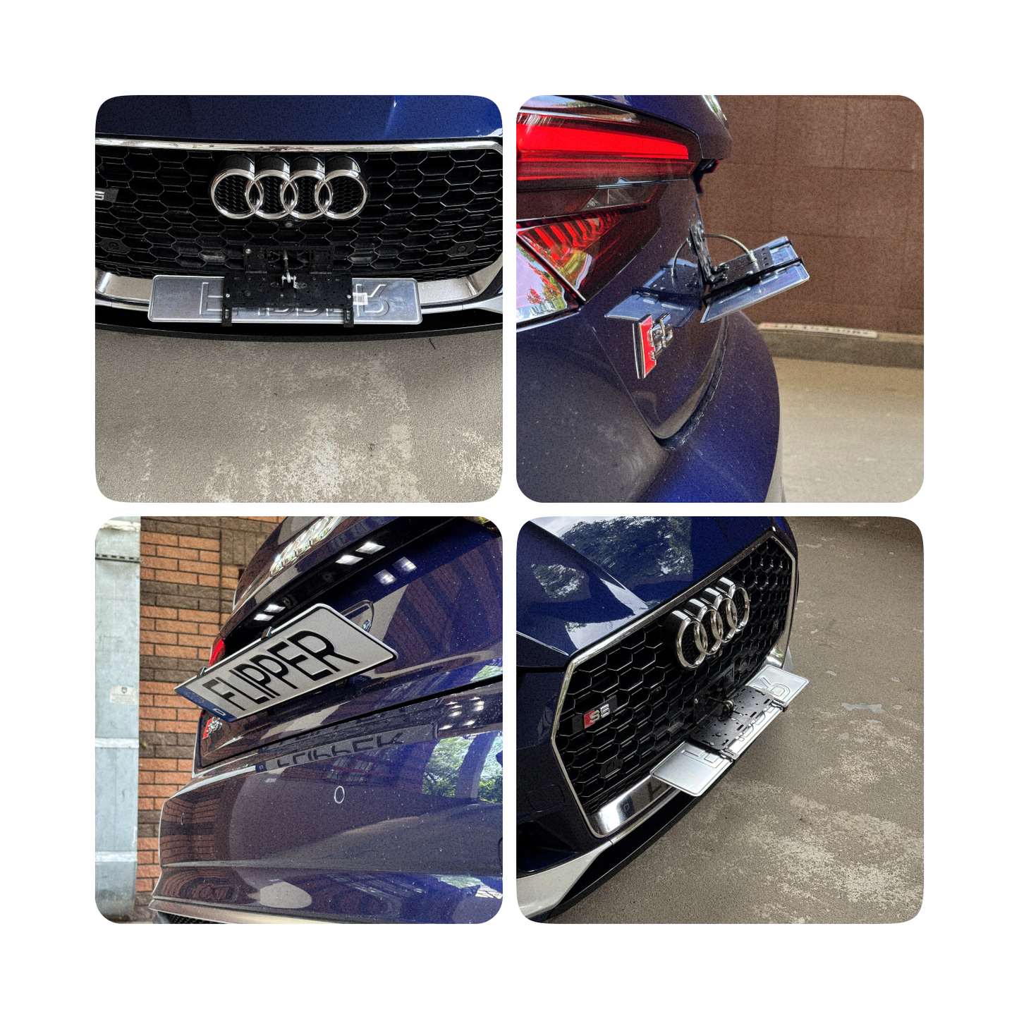 Alite Flipper™ Folding frame for both license plates