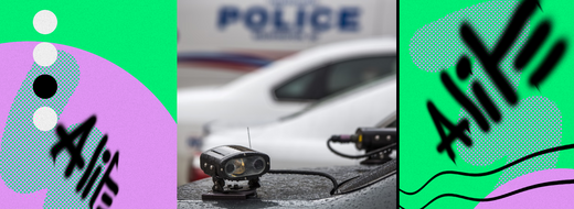 License plate scanners on police cars