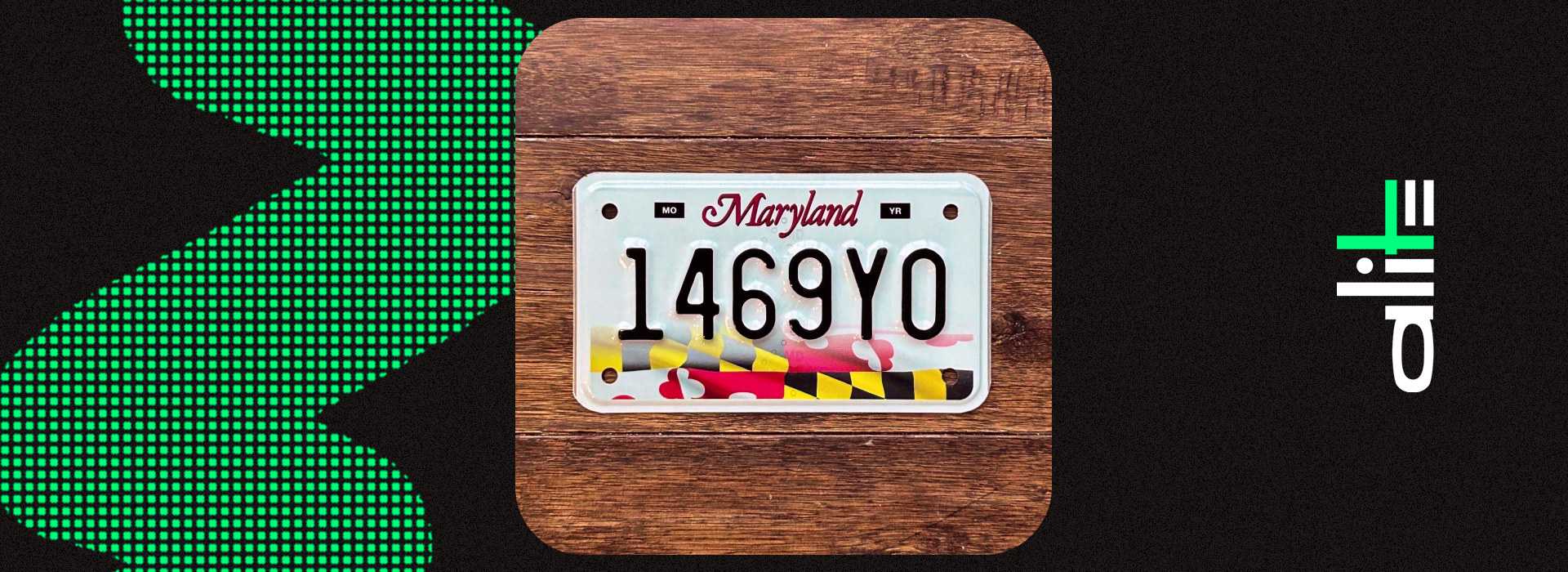 Maryland license plate