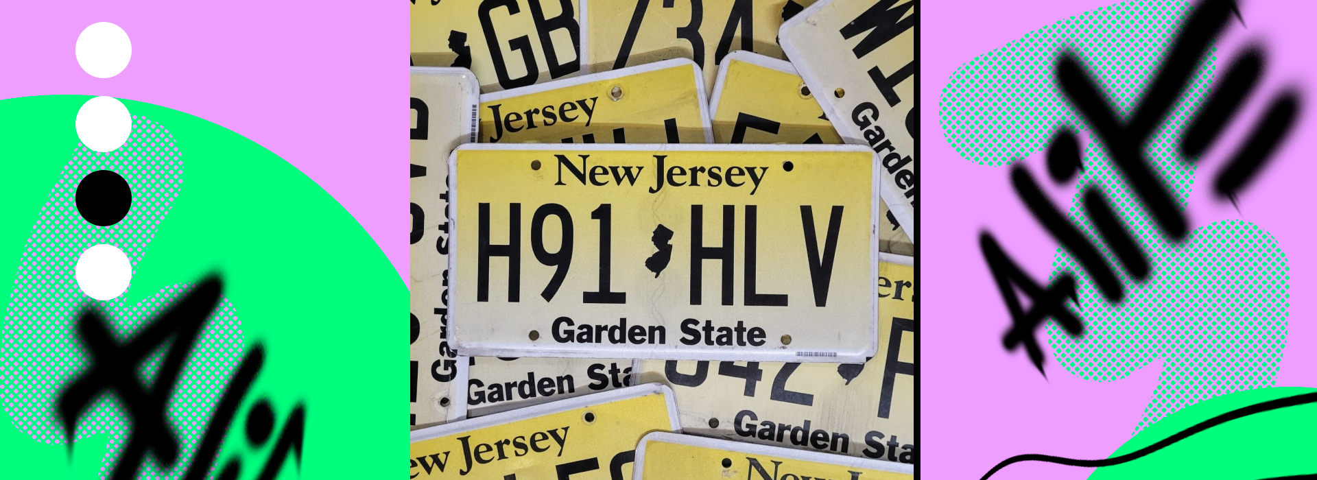 New Jersey license plate