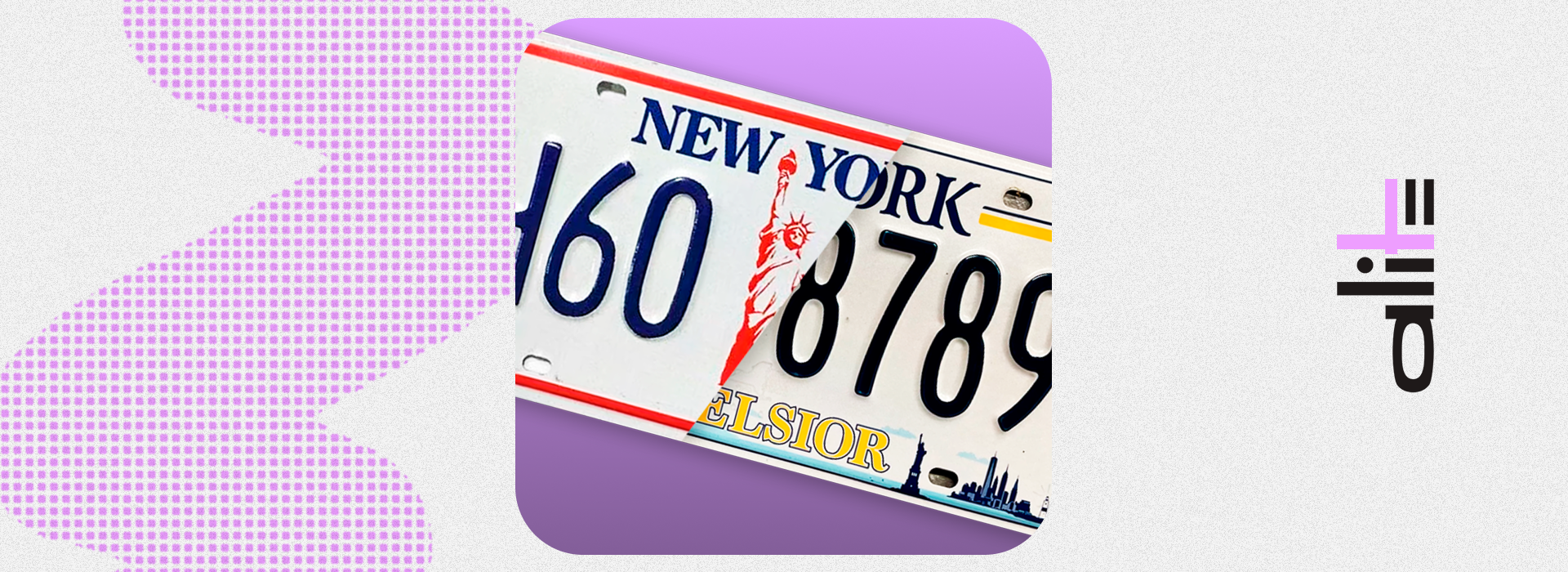 New York license plate