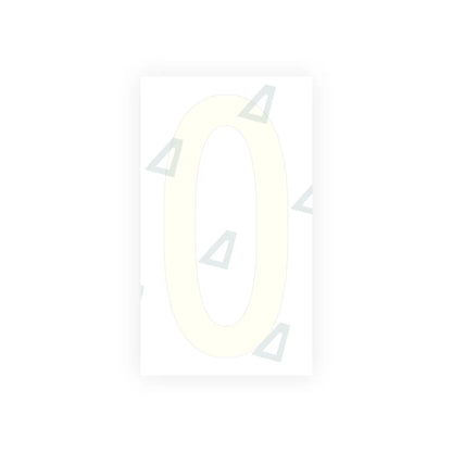 Nanofilm Ecoslick™ for US (South Carolina) Moto license plates - Symbol "0"