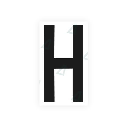 Nanofilm Ecoslick™ for italian license plates - Symbol "H"