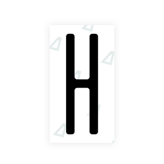 Nanofilm Ecoslick™ for US (New York 2020) license plates - Symbol "H"