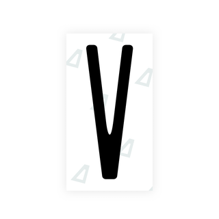 Nanofilm Ecoslick™ for US (New York 2020) license plates - Symbol "V"