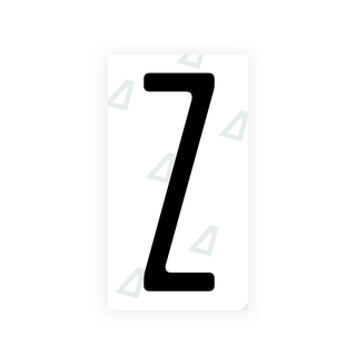 Nanofilm Ecoslick™ for US (New York 2010) license plates - Symbol "Z"