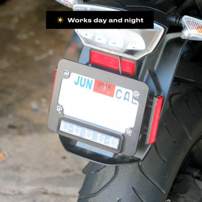 Nanofilm Ecoslick™ for US (South Carolina) Moto license plates - Symbol "0"