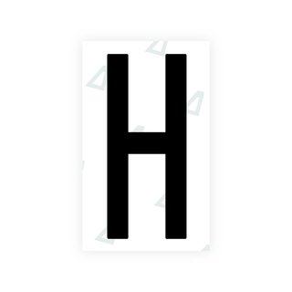 Nanofilm Ecoslick™ for US (Alabama) license plates - Symbol "H"