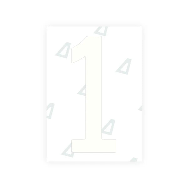 Nanofilm Ecoslick™ for US (Iowa) Moto license plates - Symbol "1"