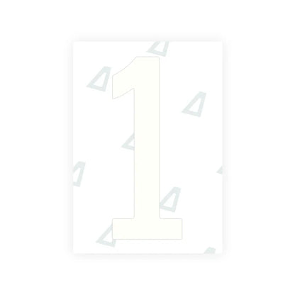 Nanofilm Ecoslick™ for US (Iowa) Moto license plates - Symbol "1"