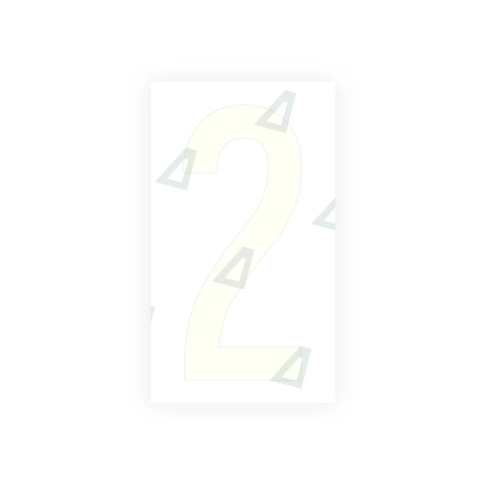Nanofilm Ecoslick™ for US (South Dakota) Moto license plates - Symbol "2"