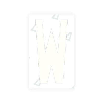 Nanofilm Ecoslick™ for US (Idaho) Moto license plates - Symbol "W"