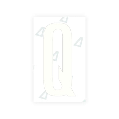 Nanofilm Ecoslick™ for US (Iowa) Moto license plates - Symbol "Q"