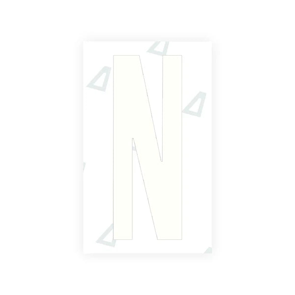 Nanofilm Ecoslick™ for US (Iowa) Moto license plates - Symbol "N"