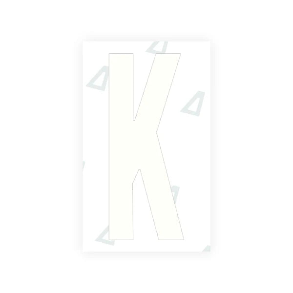 Nanofilm Ecoslick™ for US (Iowa) Moto license plates - Symbol "K"