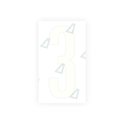 Nanofilm Ecoslick™ for US (Idaho) Moto license plates - Symbol "3"