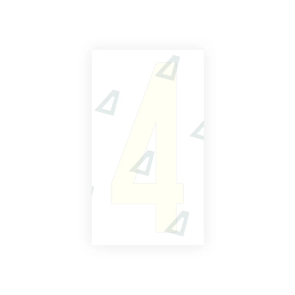 Nanofilm Ecoslick™ for US (South Carolina) Moto license plates - Symbol "4"