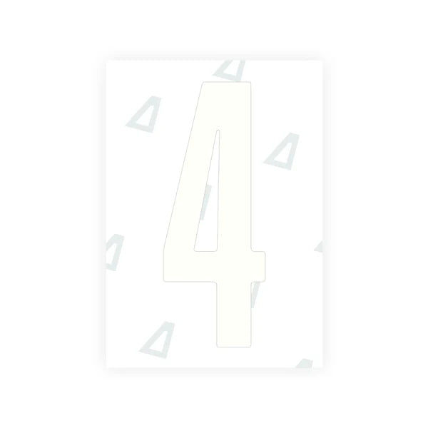 Nanofilm Ecoslick™ for US (Iowa) Moto license plates - Symbol "4"