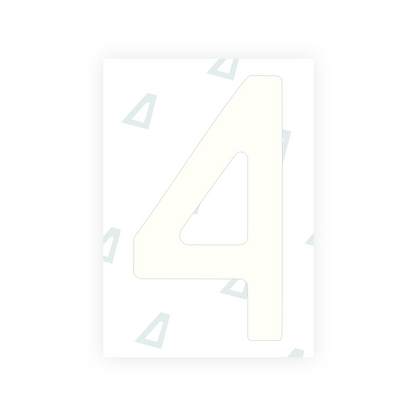 Alite Nanofilm for Poland license plates - Symbol "4" - Alite