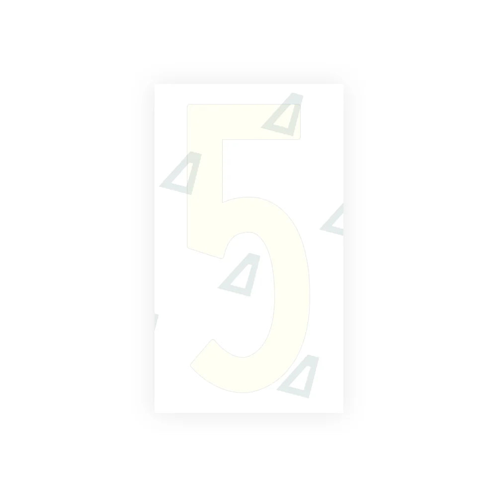 Nanofilm Ecoslick™ for US (South Carolina) Moto license plates - Symbol "5"
