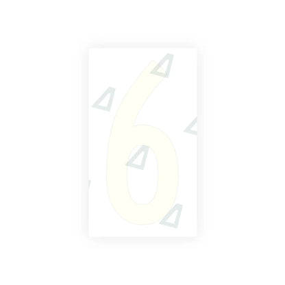 Nanofilm Ecoslick™ for US (South Carolina) Moto license plates - Symbol "6"