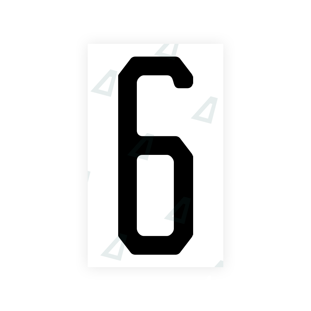 anti radar sticker number plate