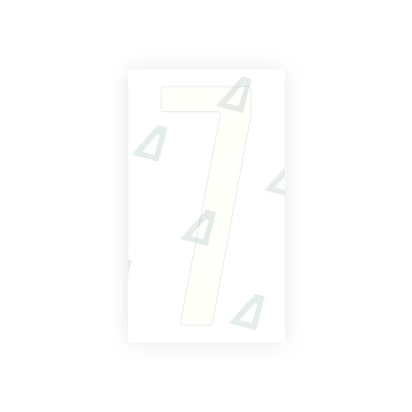 Nanofilm Ecoslick™ for US (Iowa) Moto license plates - Symbol "7"