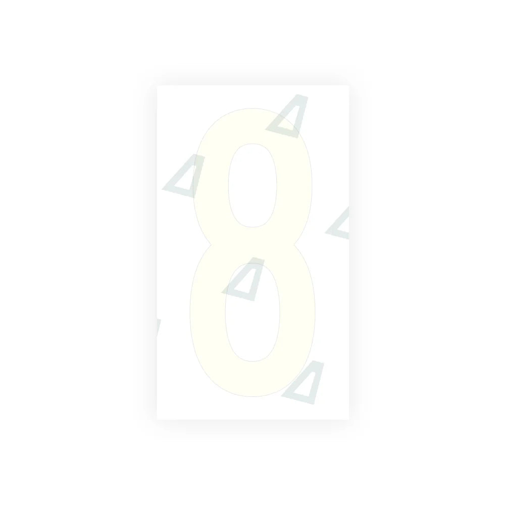 Nanofilm Ecoslick™ for US (South Carolina) Moto license plates - Symbol "8"