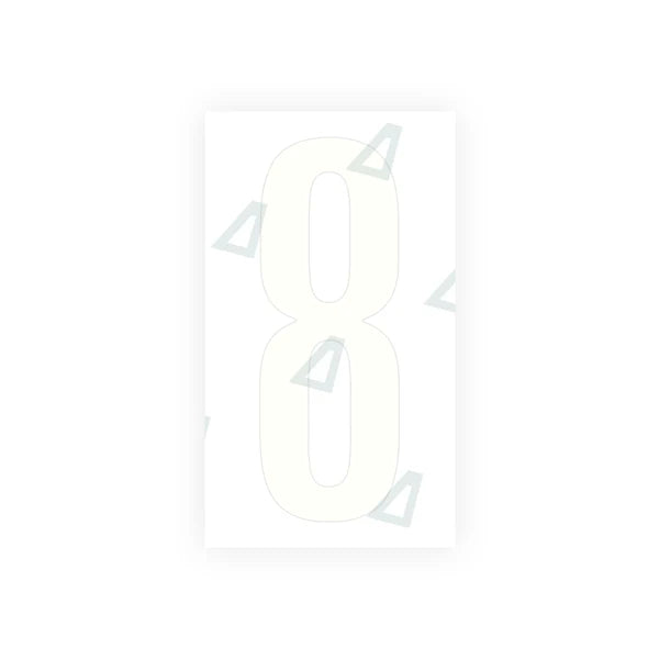 Nanofilm Ecoslick™ for US (Iowa) Moto license plates - Symbol "8"