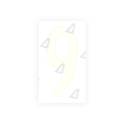 Nanofilm Ecoslick™ for US (South Carolina) Moto license plates - Symbol "9"