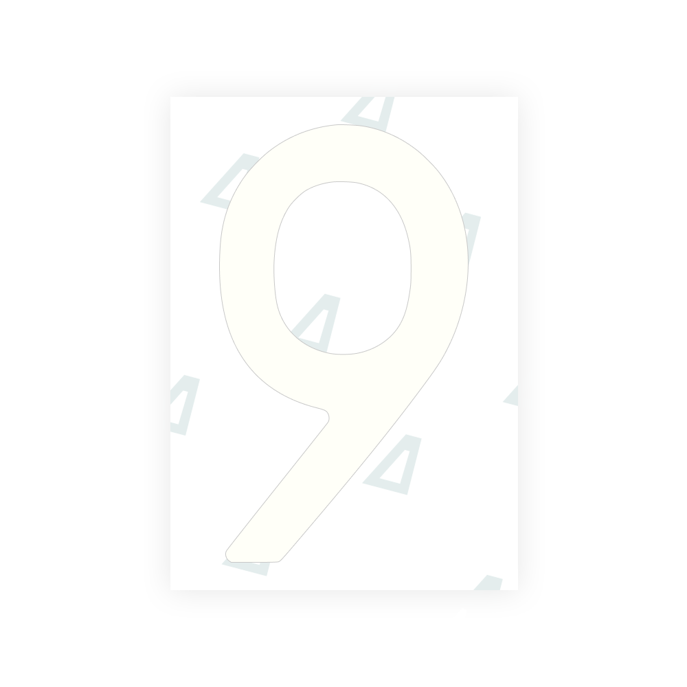 Alite Nanofilm for Poland license plates - Symbol "9" - Alite