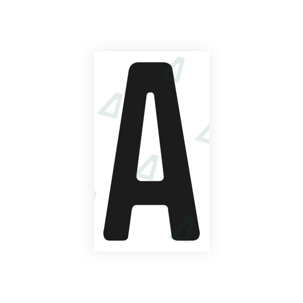 Nanofilm Ecoslick™ for german number plates - Symbol "A"