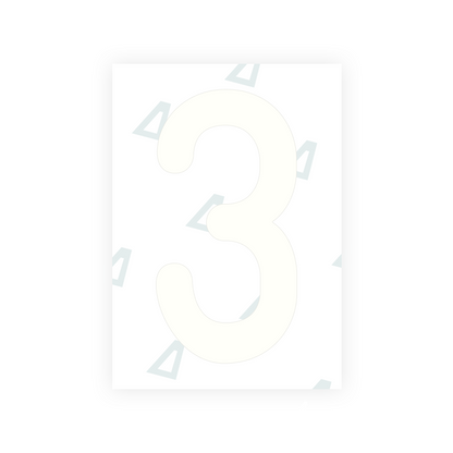 Alite Nanofilm for Austria license plates - Symbol "3" - Alite