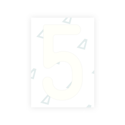 Alite Nanofilm for Austria license plates - Symbol "5" - Alite