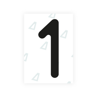 Alite Nanofilm for Austria license plates - Symbol "1" - Alite