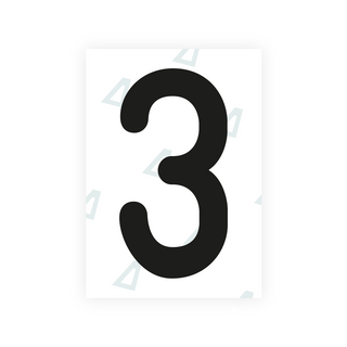 Alite Nanofilm for Austria license plates - Symbol "3" - Alite