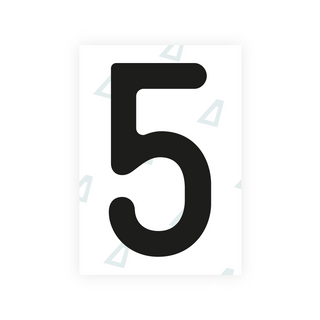 Alite Nanofilm for Austria license plates - Symbol "5" - Alite