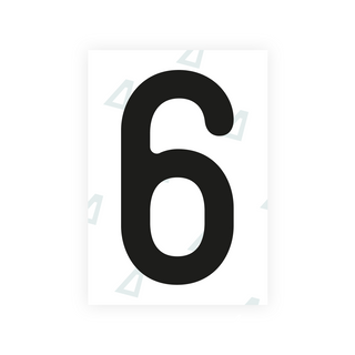 Alite Nanofilm for Austria license plates - Symbol "6" - Alite