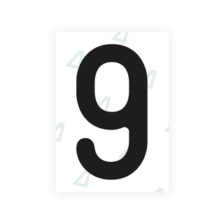 Alite Nanofilm for Austria license plates - Symbol "9" - Alite