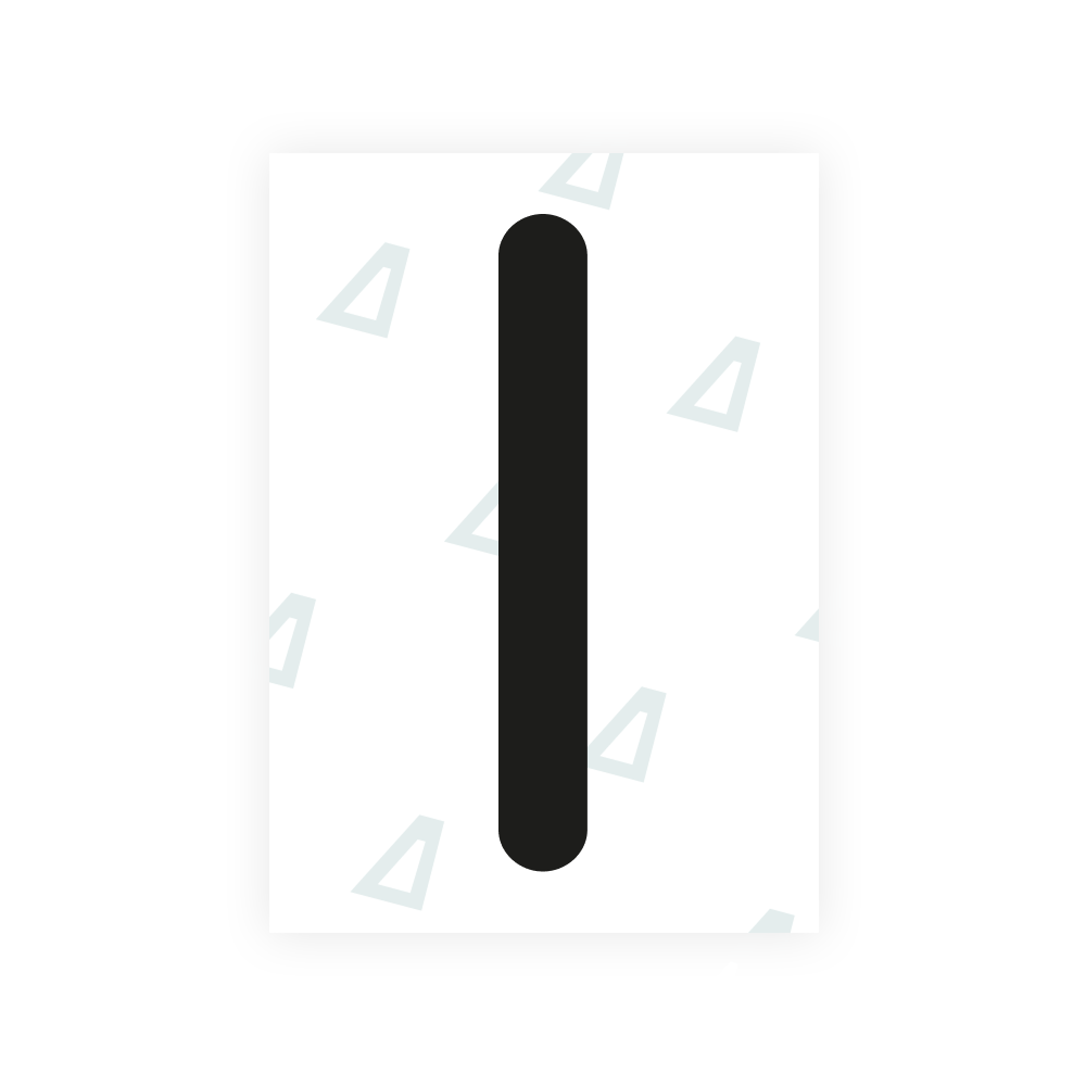 Alite Nanofilm for Austria license plates - Symbol "I" - Alite