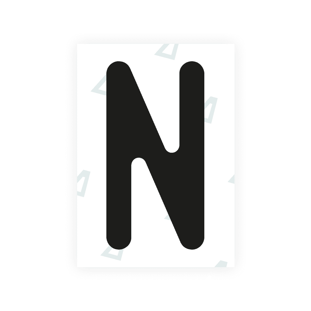 Alite Nanofilm for Austria license plates - Symbol "N" - Alite