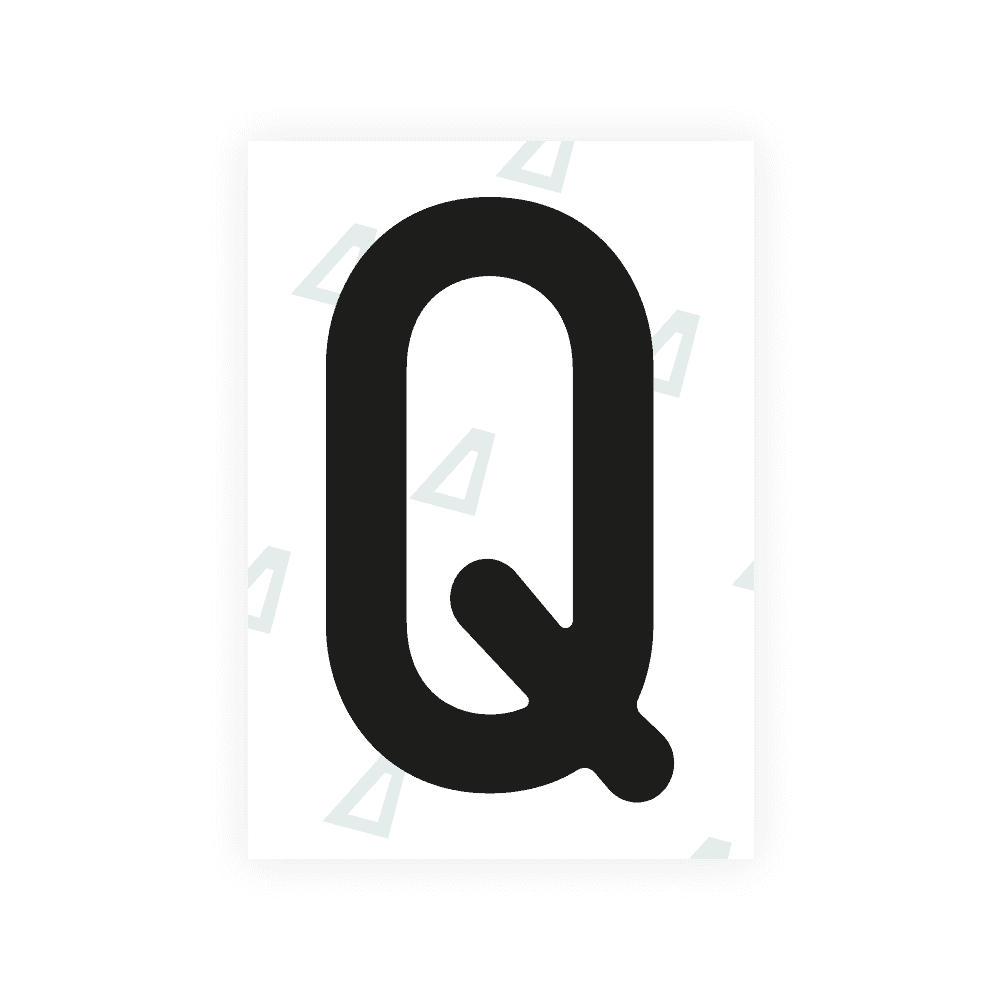 Alite Nanofilm for Austria license plates - Symbol "Q" - Alite