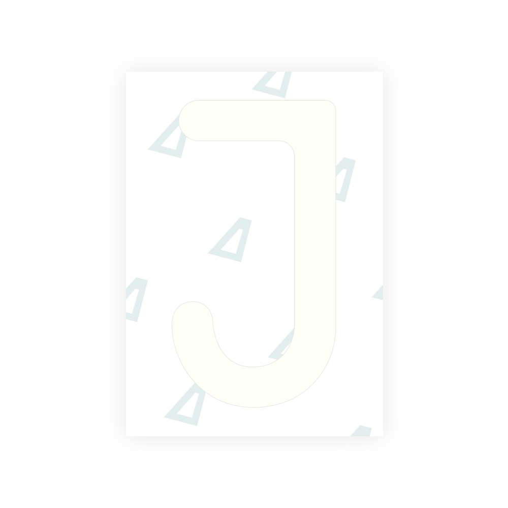Alite Nanofilm for Austria license plates - Symbol "J" - Alite
