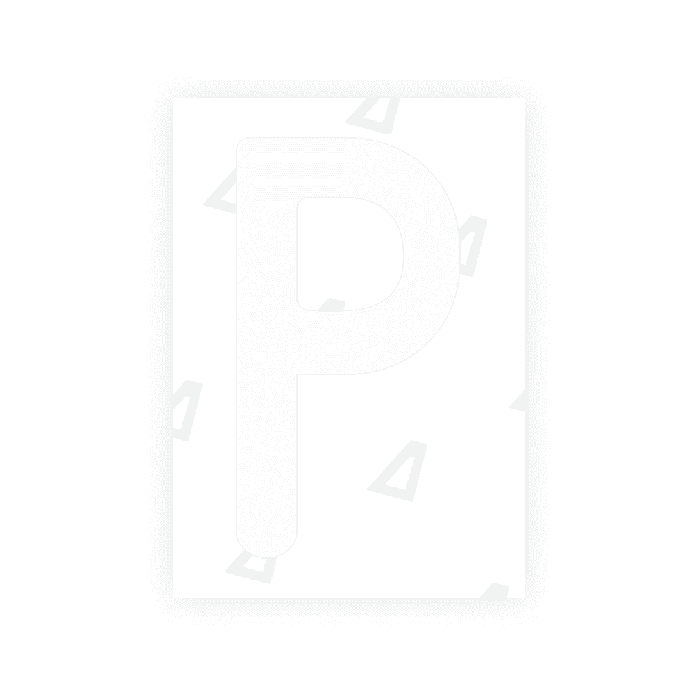 Alite Nanofilm for Austria license plates - Symbol "P" - Alite