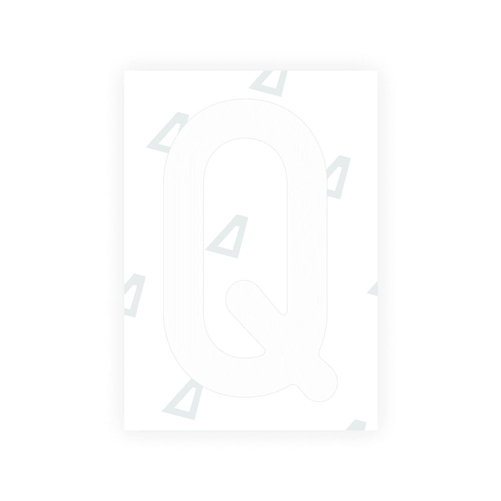 Alite Nanofilm for Austria license plates - Symbol "Q" - Alite