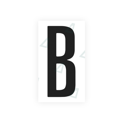 Nanofilm Ecoslick™ for US (Ohio 2021) license plates - Symbol "B"