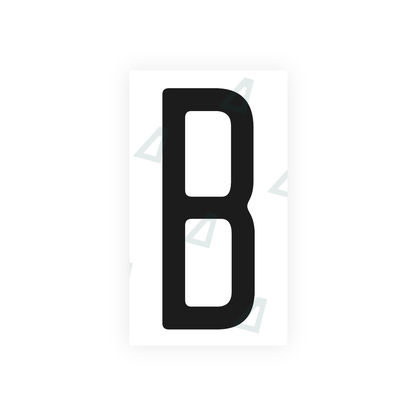 Nanofilm Ecoslick™ for US (Maryland) license plates - Symbol "B"