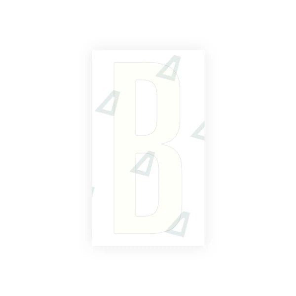 Nanofilm Ecoslick™ for US (Iowa) Moto license plates - Symbol "B"