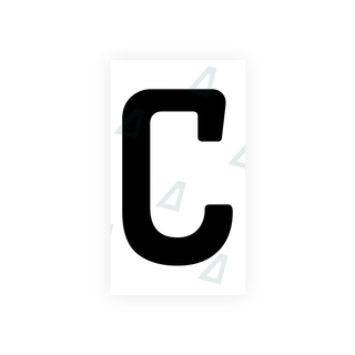 Nanofilm Ecoslick™ für deutsche Nummernschilder - Symbol "C"